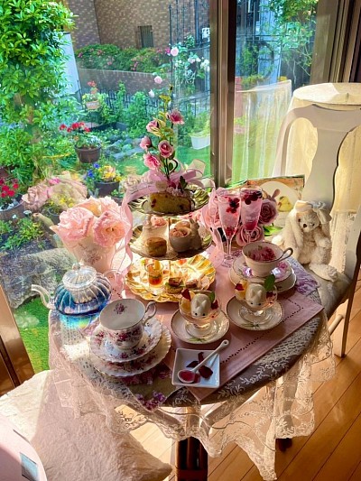 縁側のある古民家カフェ　ティールーム