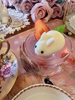 当店のスペシャリテ♡うさぎのミルクプディング